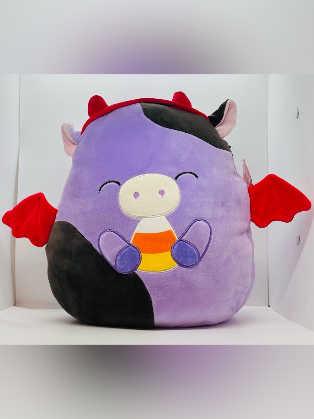 NWT Squishmallow Alexie the Devil Cow Halloween 2023